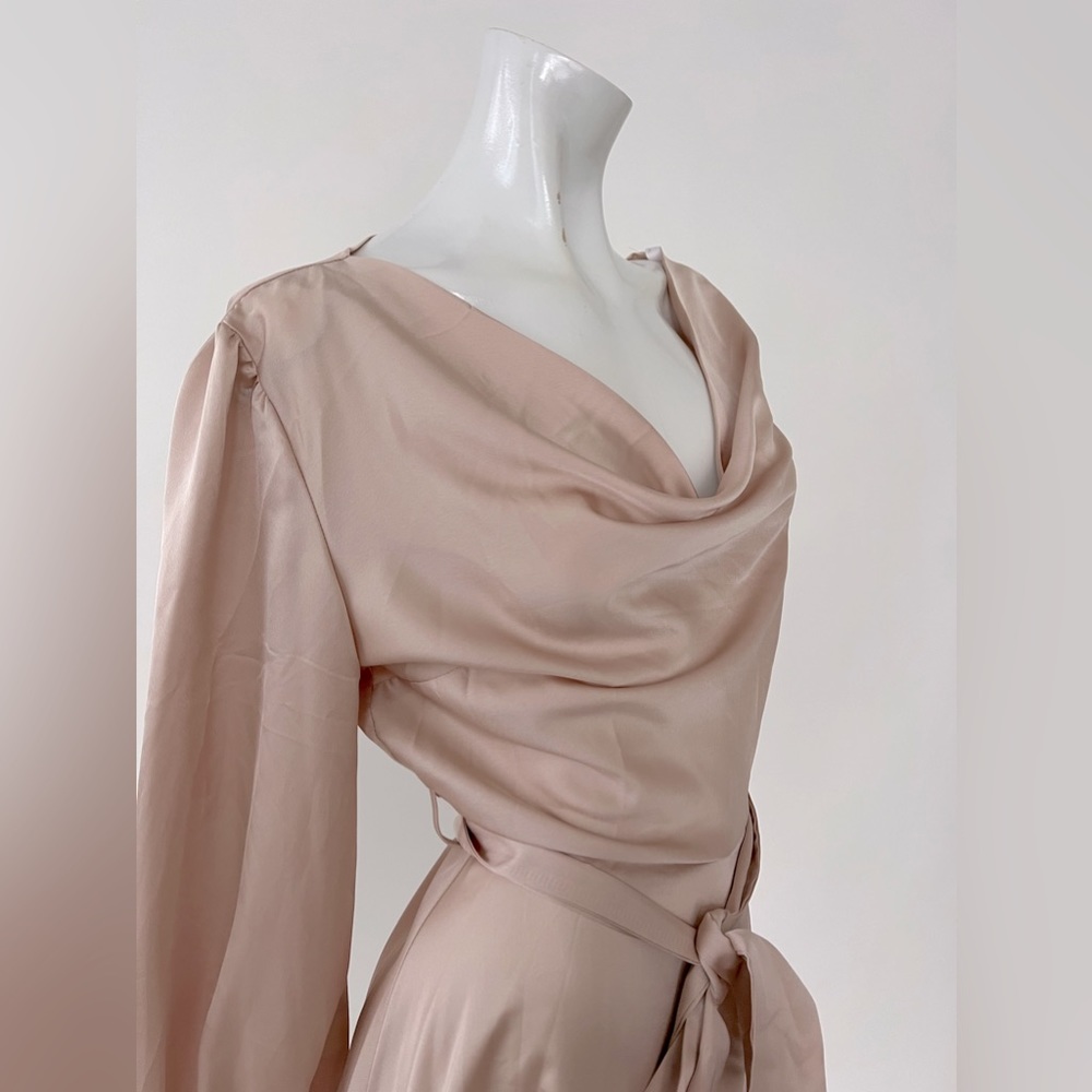 Missguided. Cowl neck shirt dress